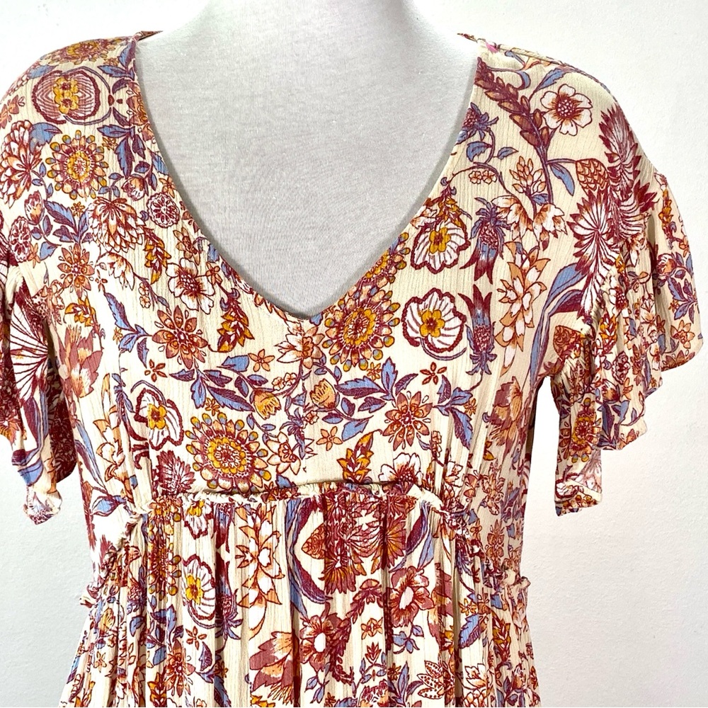 Sundance Floral V-Neck Maxi Dress